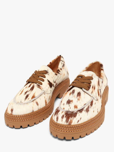 Platform Boat Shoes In Leather Mam'zelle Multicolor accessoires CSGOZ29 other view 1
