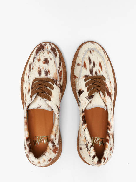 Platform Boat Shoes In Leather Mam'zelle Multicolor accessoires CSGOZ29 other view 3