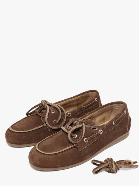 Boat Shoes In Leather Pavement Brown accessoires 24128347 other view 1