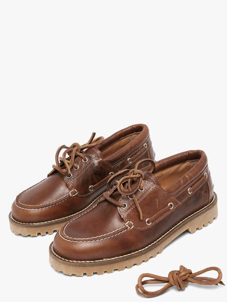 Boat Shoes In Leather Pavement Brown accessoires 24324052 other view 1