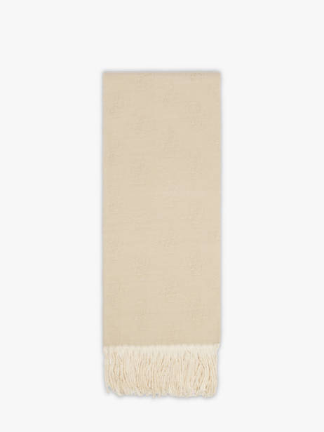 Scarf Logo Peony 70x180 Guess Beige accessoires 5675POL0