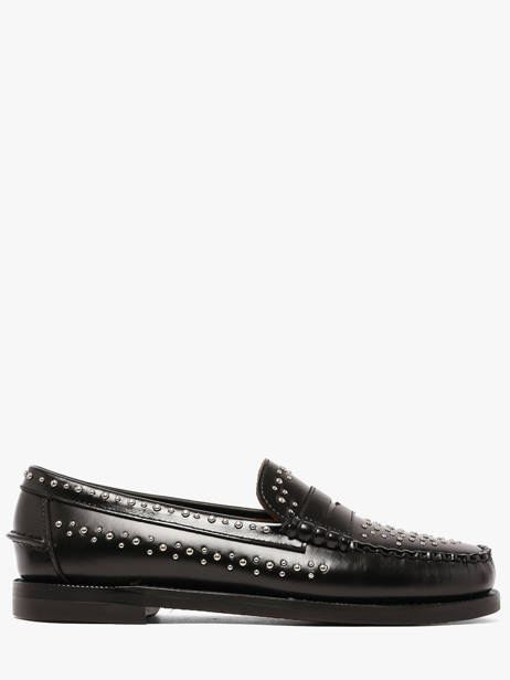Slippers In Leather Sebago Black accessoires 78118KW