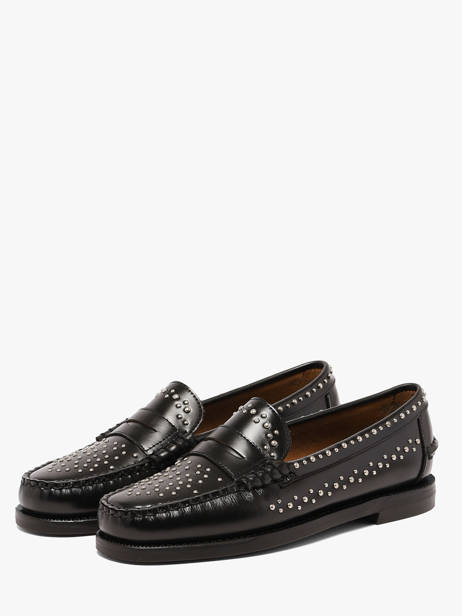 Slippers In Leather Sebago Black accessoires 78118KW other view 1