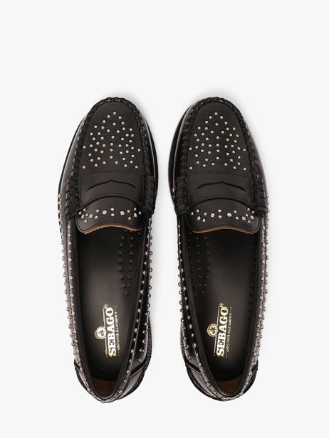 Slippers In Leather Sebago Black accessoires 78118KW other view 3