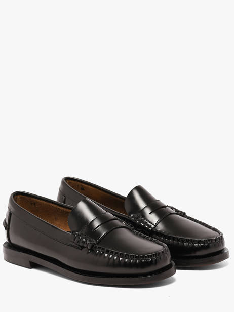 Slippers In Leather Sebago Black accessoires 7001530 other view 1