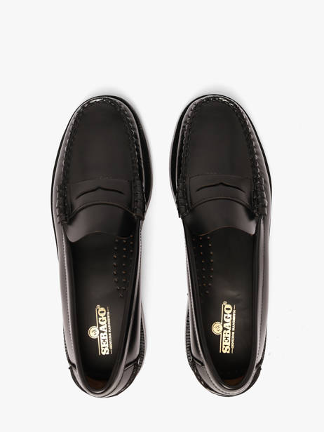 Slippers In Leather Sebago Black accessoires 7001530 other view 3