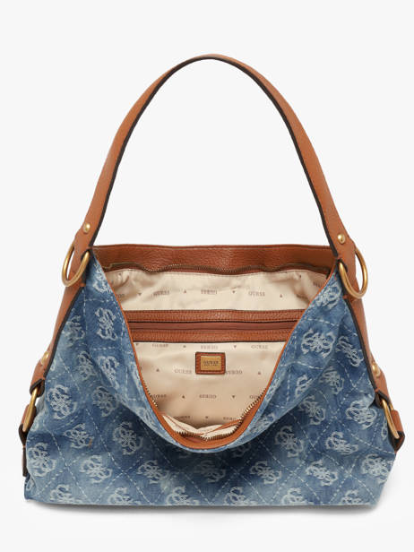 Shoulder Bag Camden Cotton Guess Blue camden DB930818 other view 3