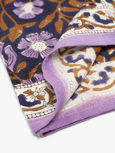 Scarf N°115 50x50 Byzantine Black foulard 115 other view 2
