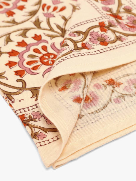 Scarf Alexane 50x50 Byzantine Red foulard ALE other view 2