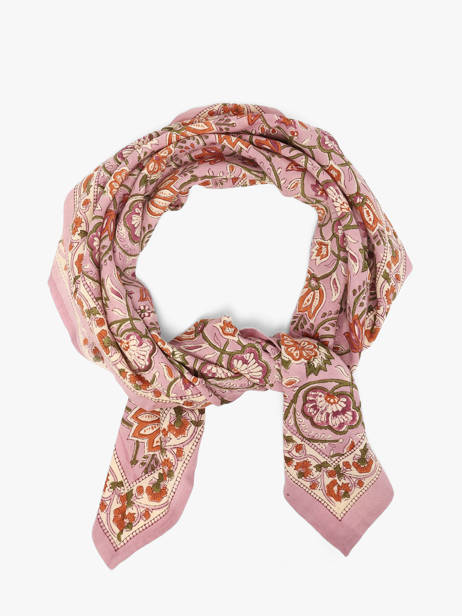 Scarf N°114 100x100 Byzantine Pink foulard 114