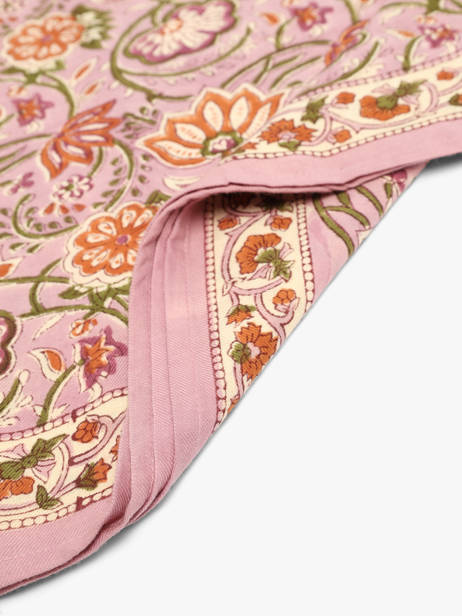 Scarf N°114 100x100 Byzantine Pink foulard 114 other view 2