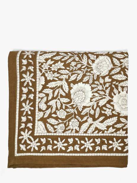 Scarf Antioche 100x100 Byzantine Green foulard ANT other view 1