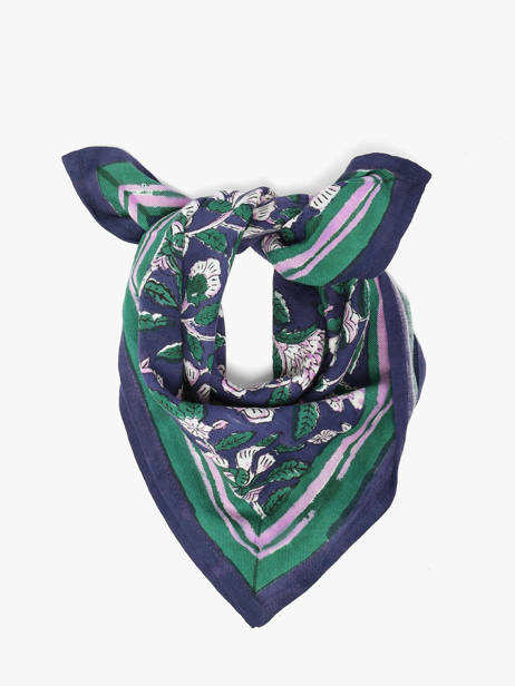 Scarf Carthage 50x50 Byzantine Blue foulard CAR