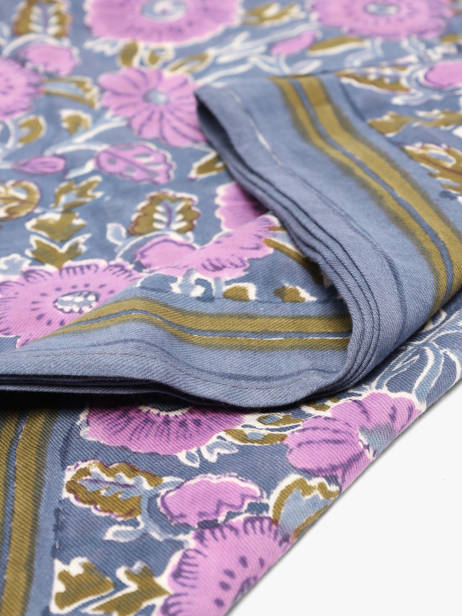 Scarf Ani 100x100 Byzantine Blue foulard ANI other view 2