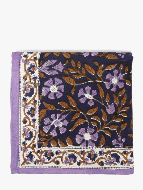 Scarf N°115 100x100 Byzantine Black foulard 115 other view 1