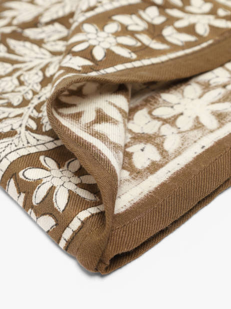 Scarf Antioche 50x50 Byzantine Green foulard ANT other view 2
