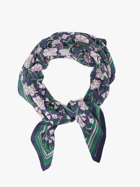 Scarf Carthage 100x100 Byzantine Blue foulard CAR