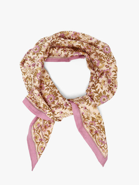 Scarf Calypso 100x100 Byzantine Pink foulard CAL