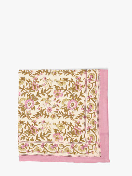 Scarf Calypso 50x50 Byzantine Pink foulard CAL other view 1