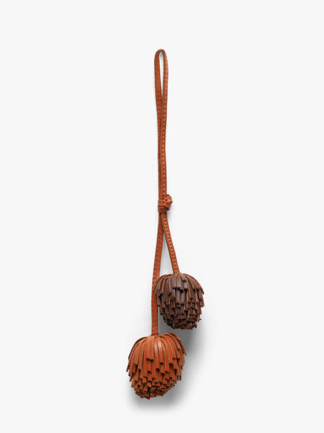 Leather Connecticut Bag Charm Biba Brown wallet COH8L