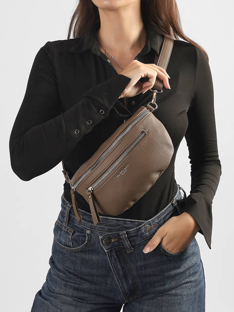 Belt Bag Flora & co Beige grained F8546 other view 1