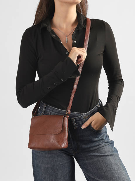 Shoulder Bag Soft Mandoline Brown soft MD1309 other view 1
