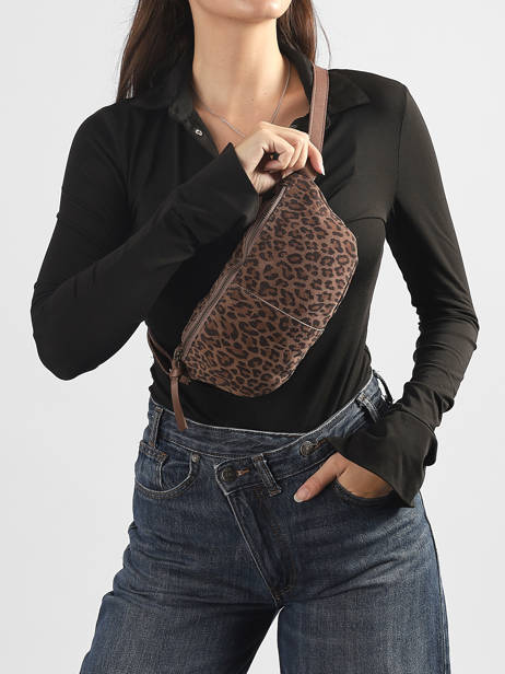 Sac Banane Cuir Pieces Marron berta 17163618 vue secondaire 1