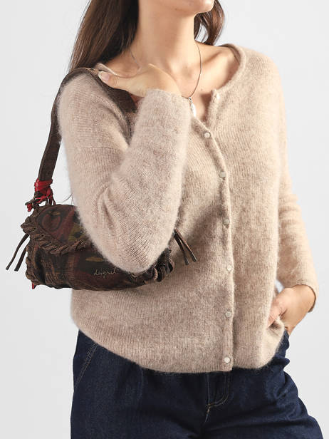 Shoulder Bag Graffiatto Desigual Brown graffiatto 26WAXD14 other view 1