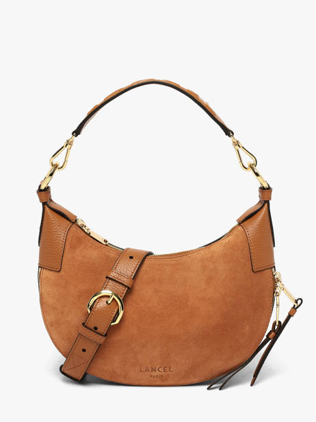 Sac Bandoulière Origami Cuir Lancel Marron origami A14279