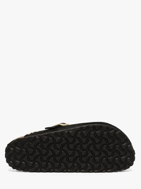 Slippers In Leather Birkenstock Black women 1030491 other view 4