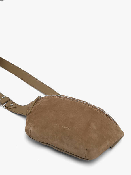Sac Banane La Suite Cuir Paul marius Beige la suite BANANSUI vue secondaire 1