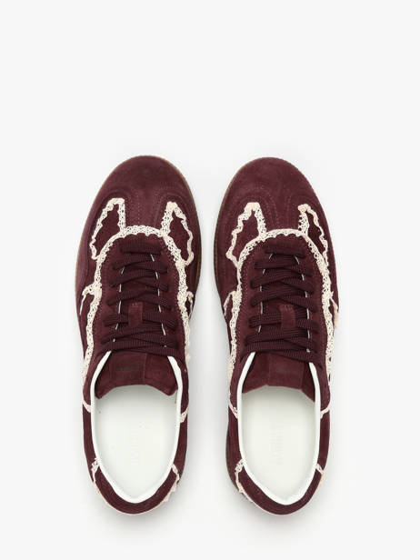 Sneakers Tb.490 En Cuir Alohas Rouge women 10082303 vue secondaire 4