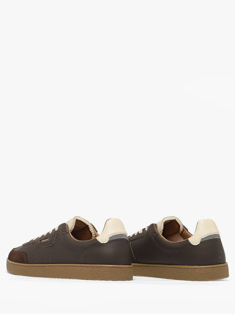 Sneakers In Leather Faguo Brown men 26CG3210 other view 2