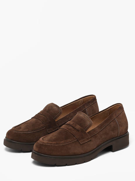 Mocassins En Cuir Gabor Marron women 3 vue secondaire 1