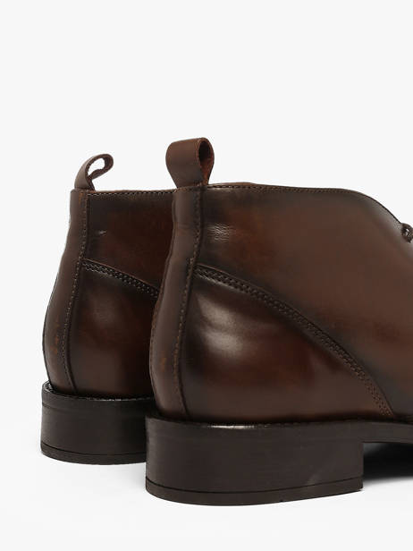 Boots In Leather Kost Brown men B0100A other view 2