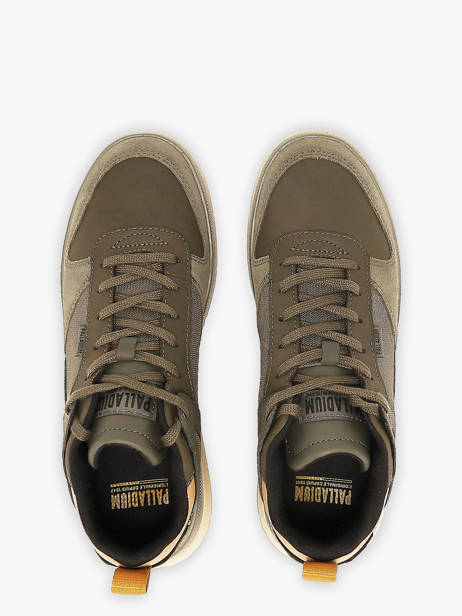 Sneakers In Leather Palladium Green men 4340325 other view 3