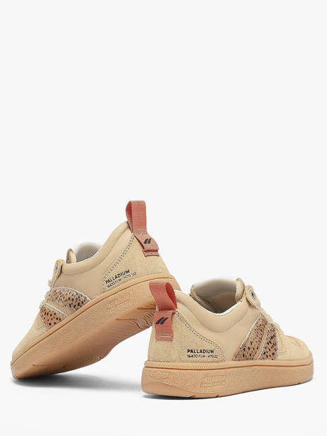 Sneakers En Cuir Palladium Beige women 74485257 vue secondaire 2
