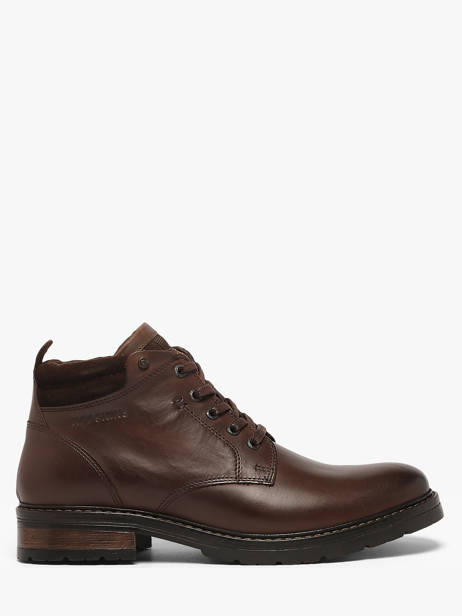 Boots Equilibre In Leather Redskins Brown men EQUILIBR
