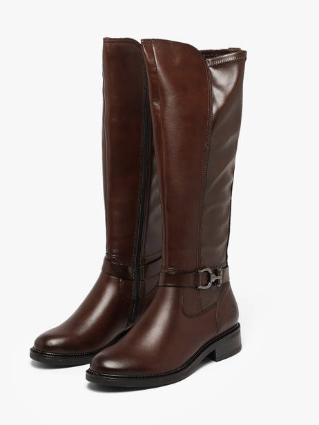 Bottes En Cuir Remonte Marron women 25 vue secondaire 1