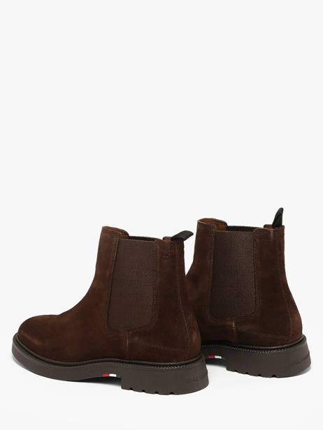 Chelsea Boots En Cuir Tommy hilfiger Marron men 5952GT6 vue secondaire 2