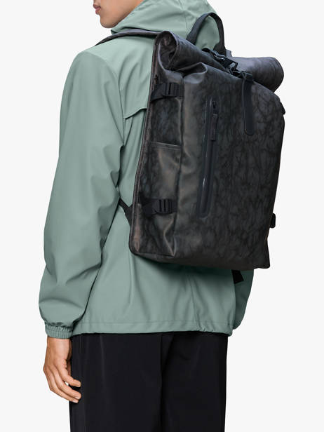 Rolltop Rucksack Large - Backpack Rains Blue city 14590 other view 1