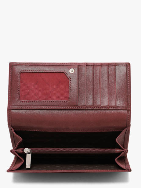 Nubuck Leather Glossy Wallet Nathan baume Red dynasty NG other view 1