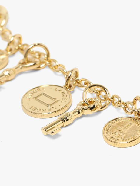 Metal Grand Hôtel Bag Charm Lancel Gold charms A14326 other view 1