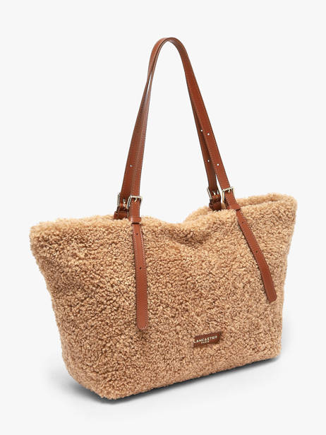 Sac Porté épaule Moumoute Lancaster Beige moumoute 92 vue secondaire 1