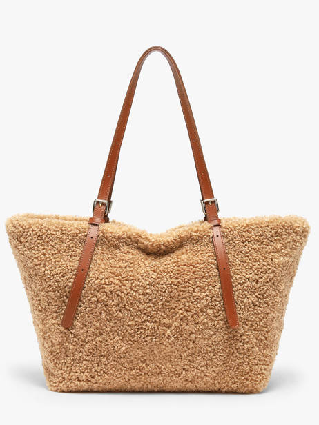 Sac Porté épaule Moumoute Lancaster Beige moumoute 92 vue secondaire 3