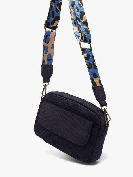 Shoulder Bag Milla Cotton Pieces Blue milla 17159866 other view 1