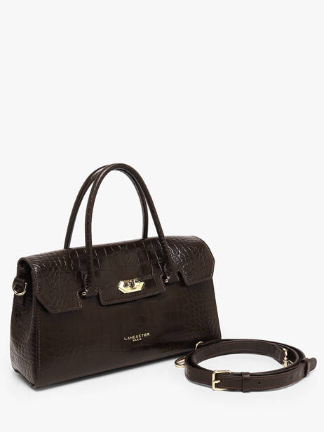 Sac Porté Main Exo Cuir Lancaster Marron exo 108 vue secondaire 1