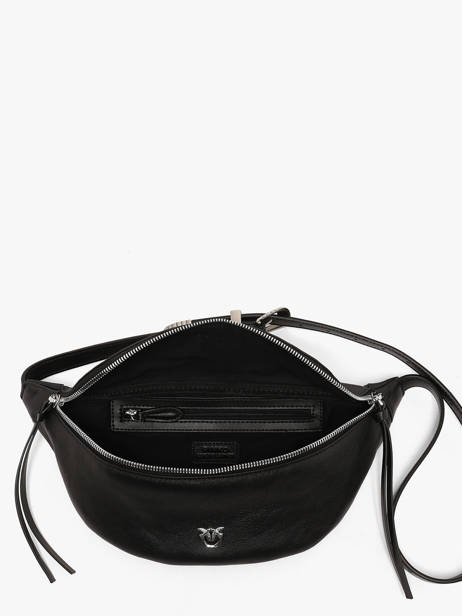 Sac Banane Love Bag Icon Cuir Pinko Noir love bag icon 6724A2JG vue secondaire 3