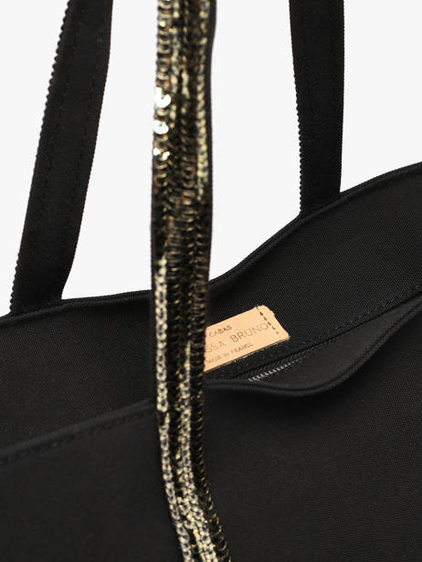 Le Cabas L Zippé Paillettes Vanessa bruno Noir cabas 1V40409 vue secondaire 2