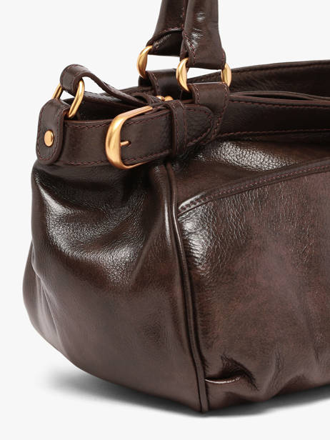 Handbag Lune Leather Vanessa bruno Brown lune 7V40920 other view 2